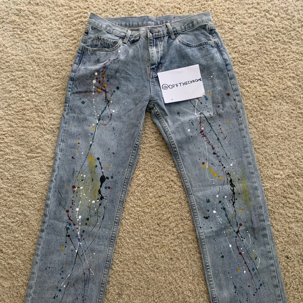 Brand new Number (N) Ine paint splatter denim!